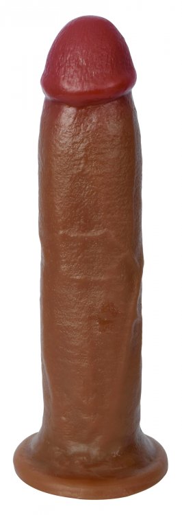 Jock Bareskin Consolador Latte de 8 pulgadas