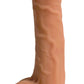 Easy Riders 9in Dual Density Silicone Dong W/ Balls