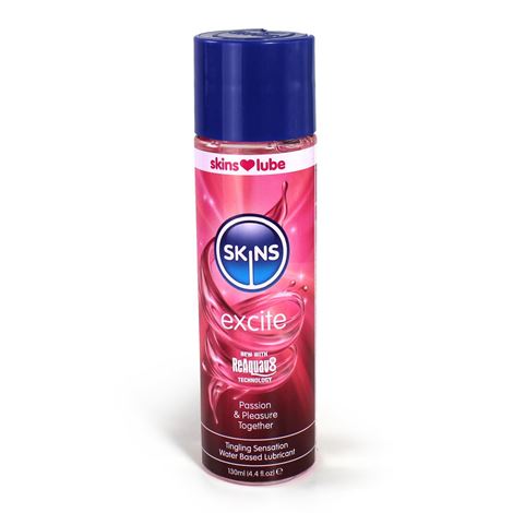 Skins Excite Hormigueo Lubricante a base de agua 4.4 Oz