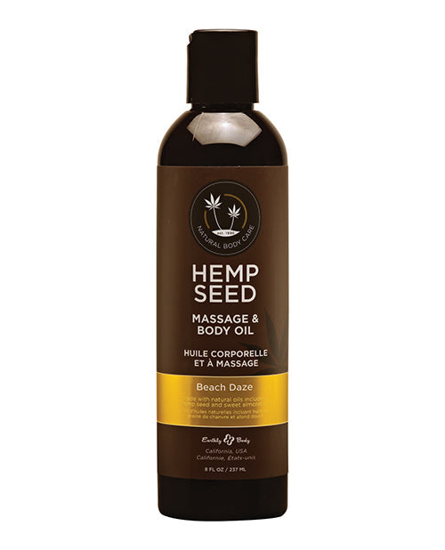 Aceite de masaje de semillas de cáñamo Beach Daze 8 Oz