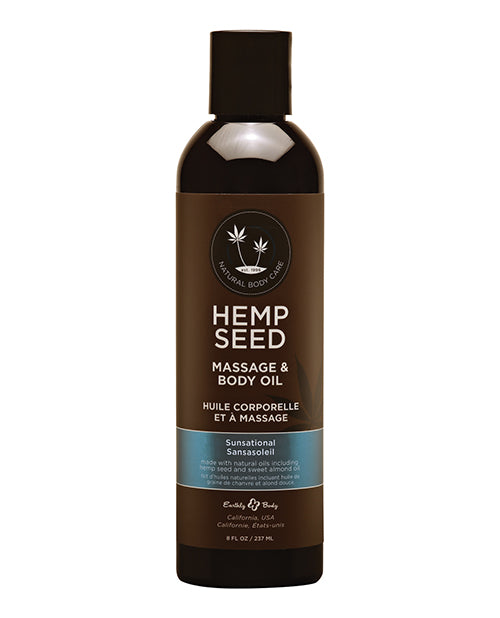 Aceite de masaje de semillas de cáñamo Sunsational 8 Oz