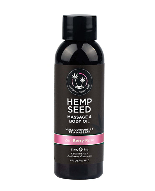 Aceite para masaje y cuerpo Zen Berry Rose 2oz