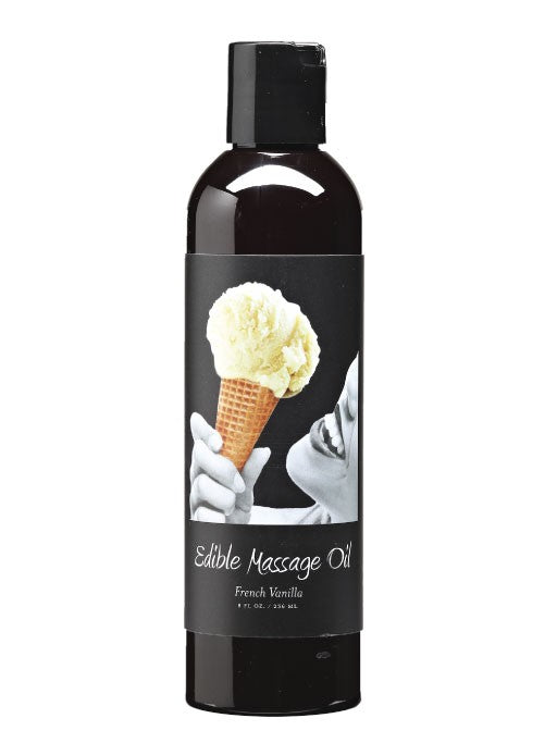 Aceite de Masaje Vainilla Comestible 8 Oz