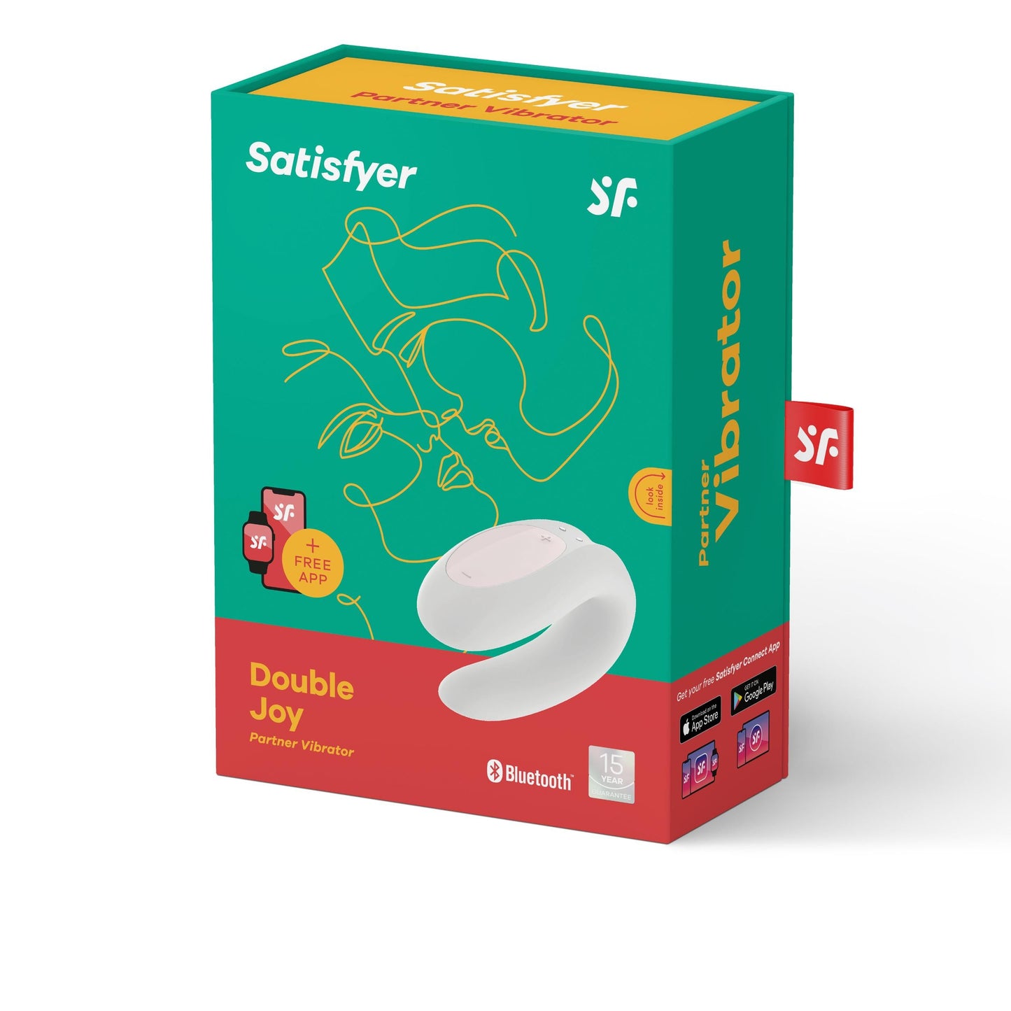 Satisfyer Double Joy Blanco C/ App