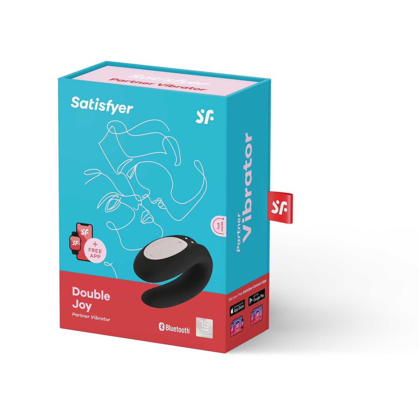 Satisfyer Double Joy Negro Con Aplicación