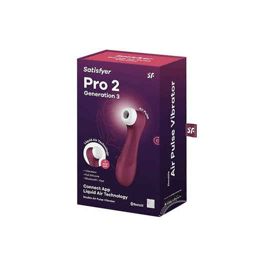 Satisfyer Pro 2 Generación 3 C/ App Vino Tinto
