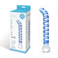 Glas Mr. Swirly 6.5 G-spot Glass Dildo "