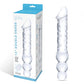 Consolador Glas De Doble Extremo De 12 Pulgadas Con Cuentas Anales