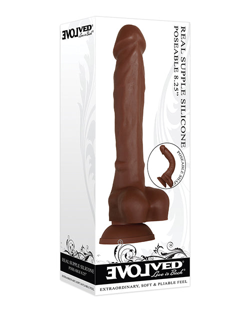 Silicona poseable realmente flexible 8.25 en oscuro
