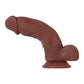 Real Supple Poseable Girthy 8.5 In Dark