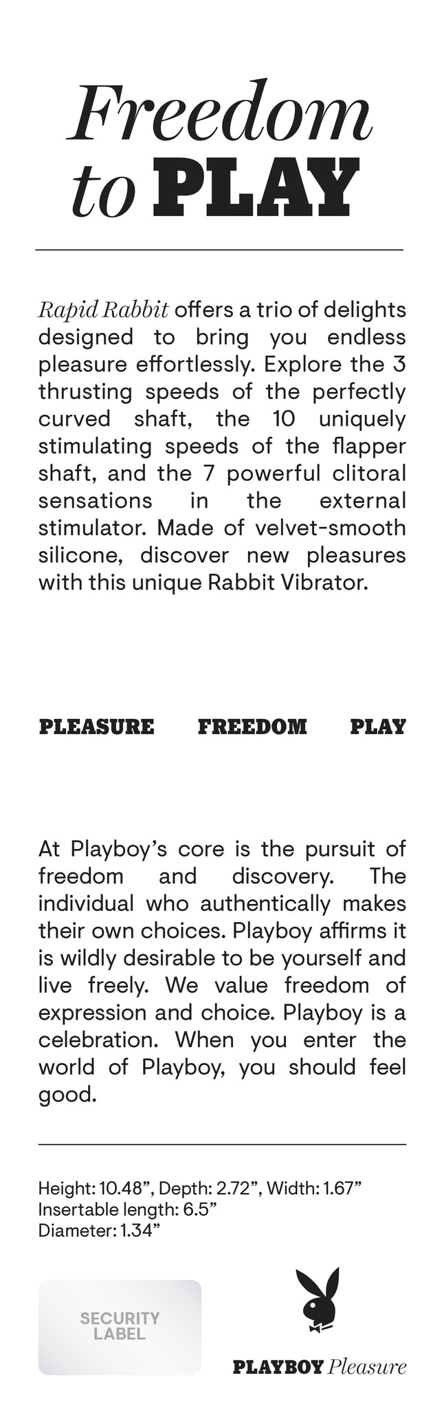 Conejo rápido de Playboy