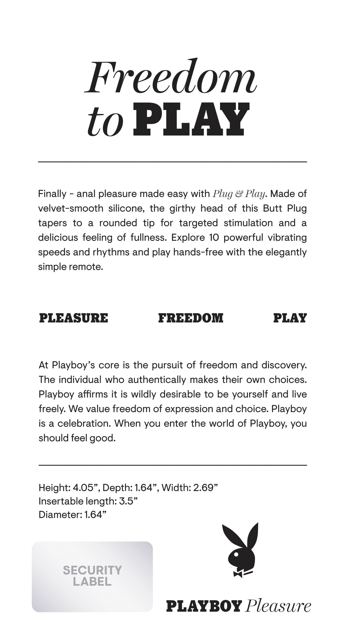 PlayboyPlug &amp; Play