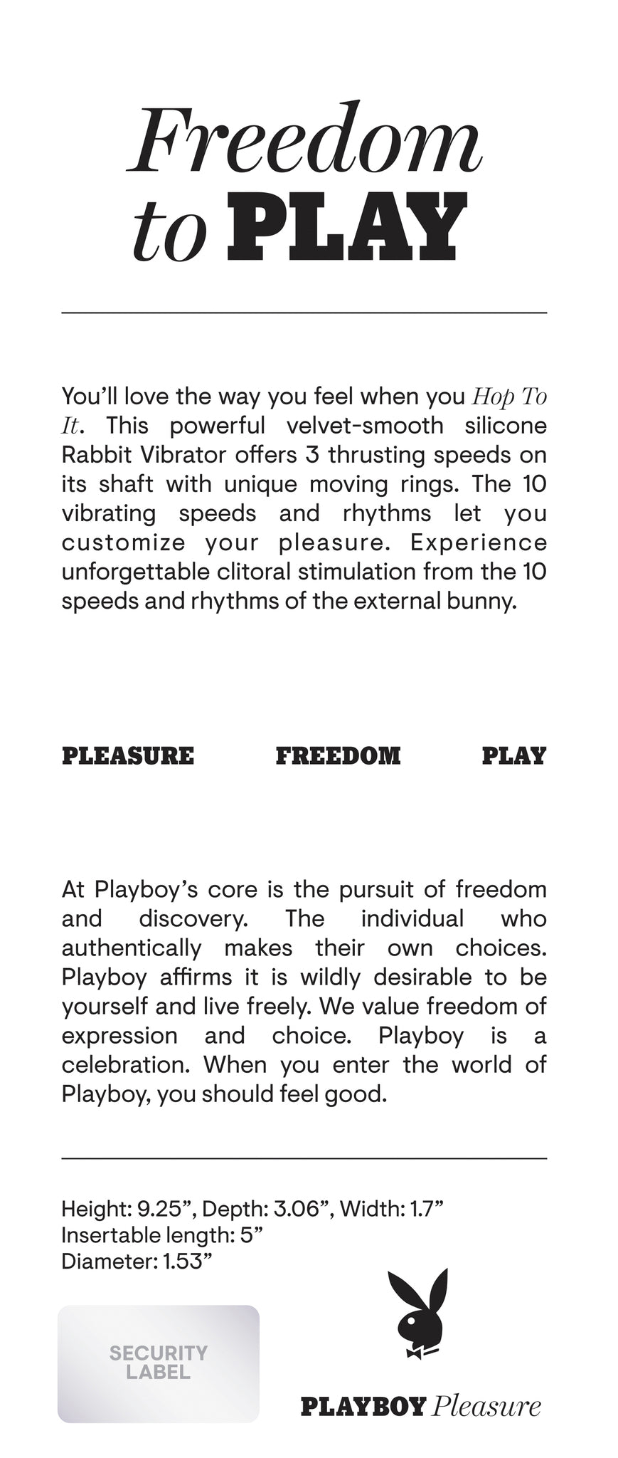 Playboy salta a ello