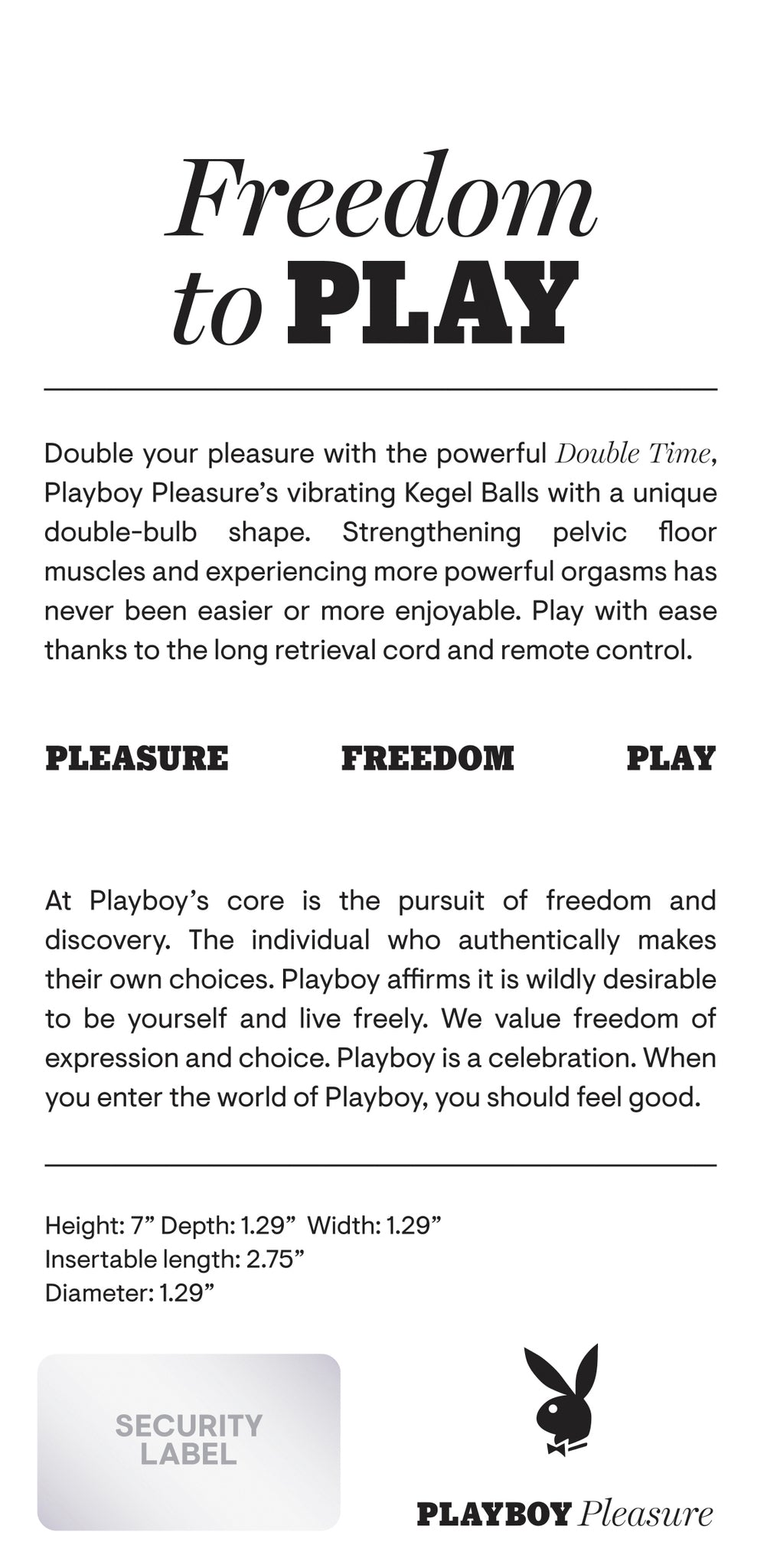 Playboy doble tiempo