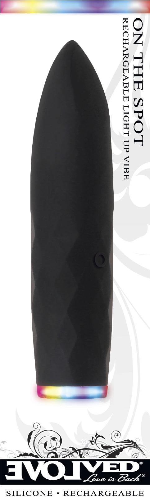 Evolucionado en el lugar Light Up Bullet recargable