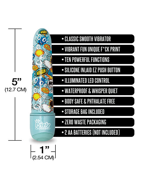 Imprime Charming Pop Tease 5in Mini Vibe Bang Azul