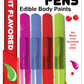 Play Pen Pintura corporal comestible, paquete de 4