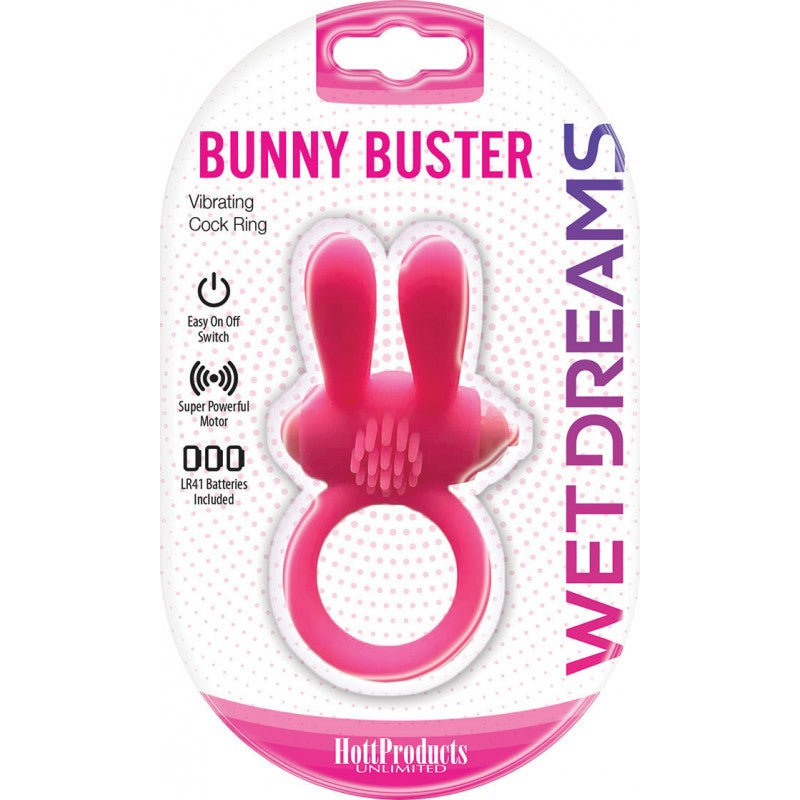 Anillo para el pene Wet Dreams Bunny Buster con motor Turbo Bunny