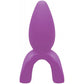 Tongue Star Stealth Rider Tongue Vibe con punta de placer contorneada, color morado