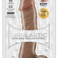 Skinsations Skinlastic Sliding Skin 8in Dildo W/ Suction Base