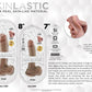 Skinsations Skinlastic Sliding Skin 8in Dildo W/ Suction Base