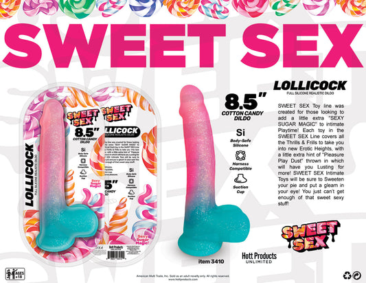 Consolador Sweet Sex Lollicock de 8,5 pulgadas
