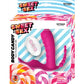 Juguete de silicona Sweet Sex Body Candy con lengua y cuentas Magenta