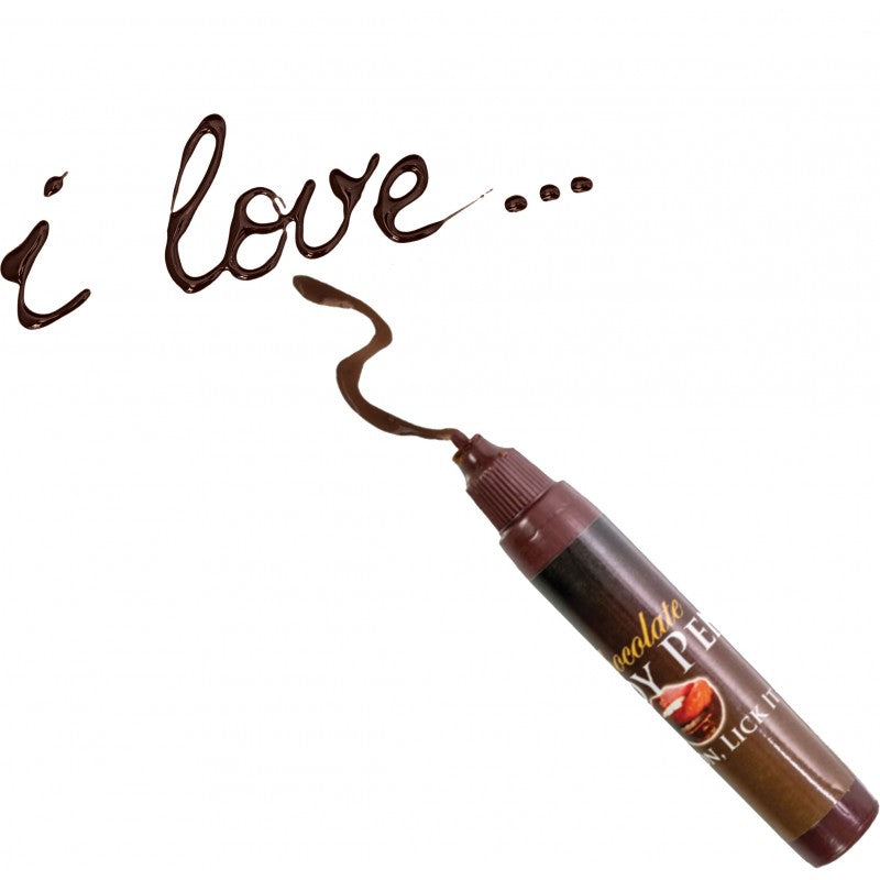 Bolígrafo corporal de chocolate con leche