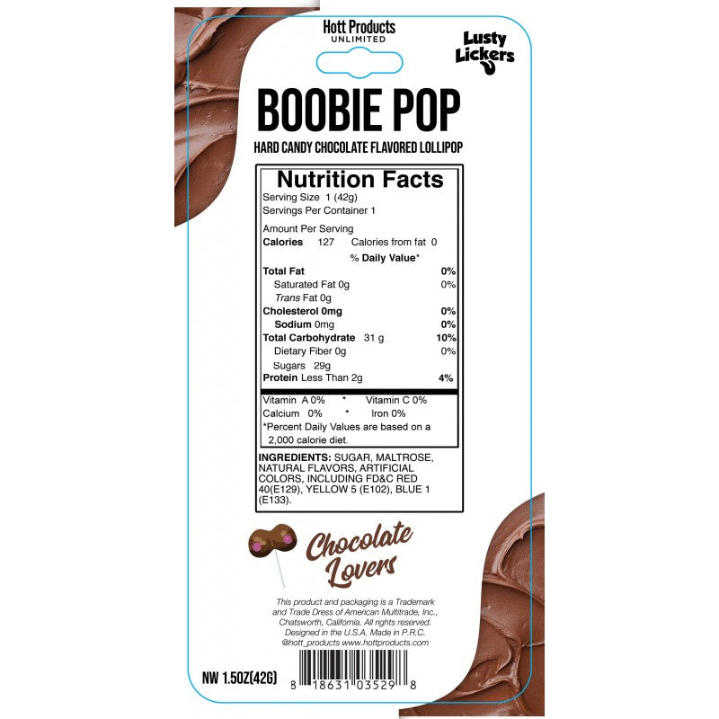 Amantes del chocolate pop boobies