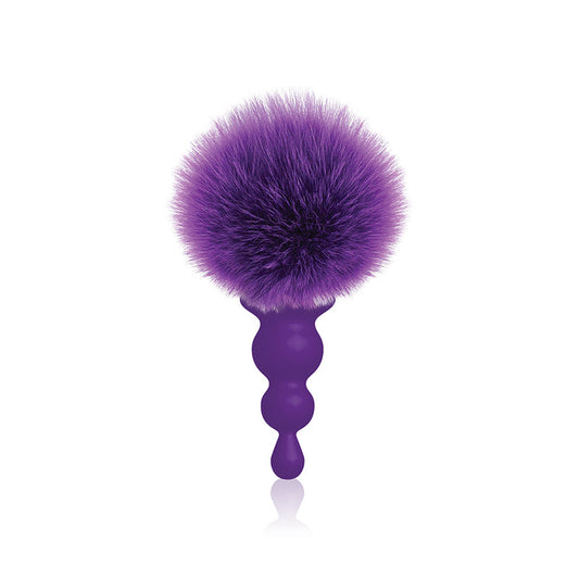 Cottonbottom Bunny Tail Anal Plug Purple
