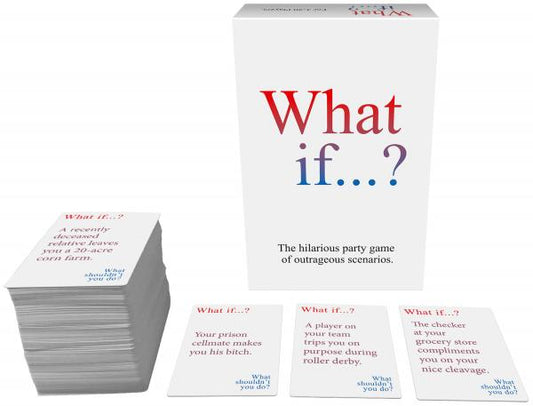 Y si...? El divertido juego de fiesta de escenarios escandalosos.
