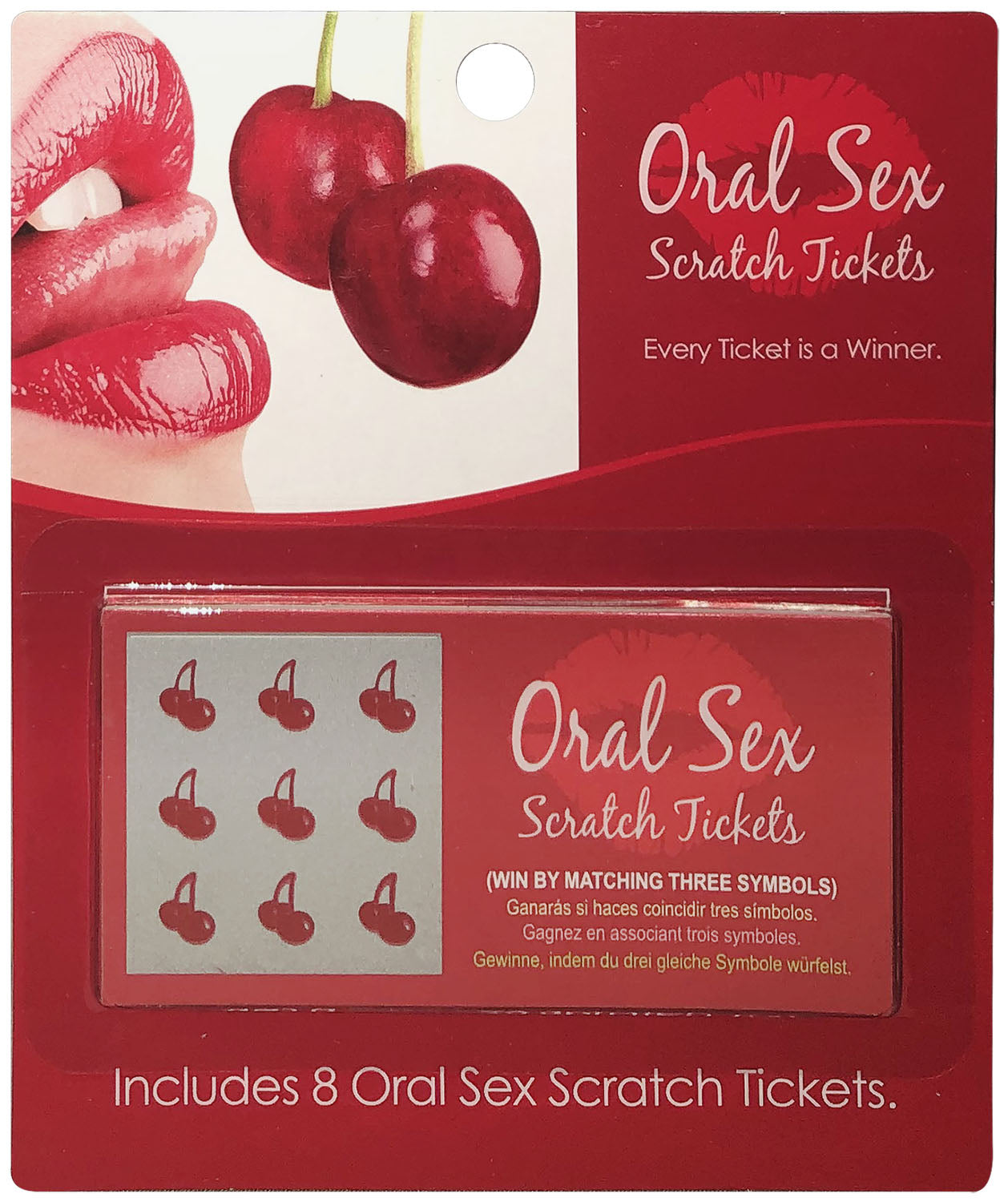 Boletos rasca y gana de sexo oral