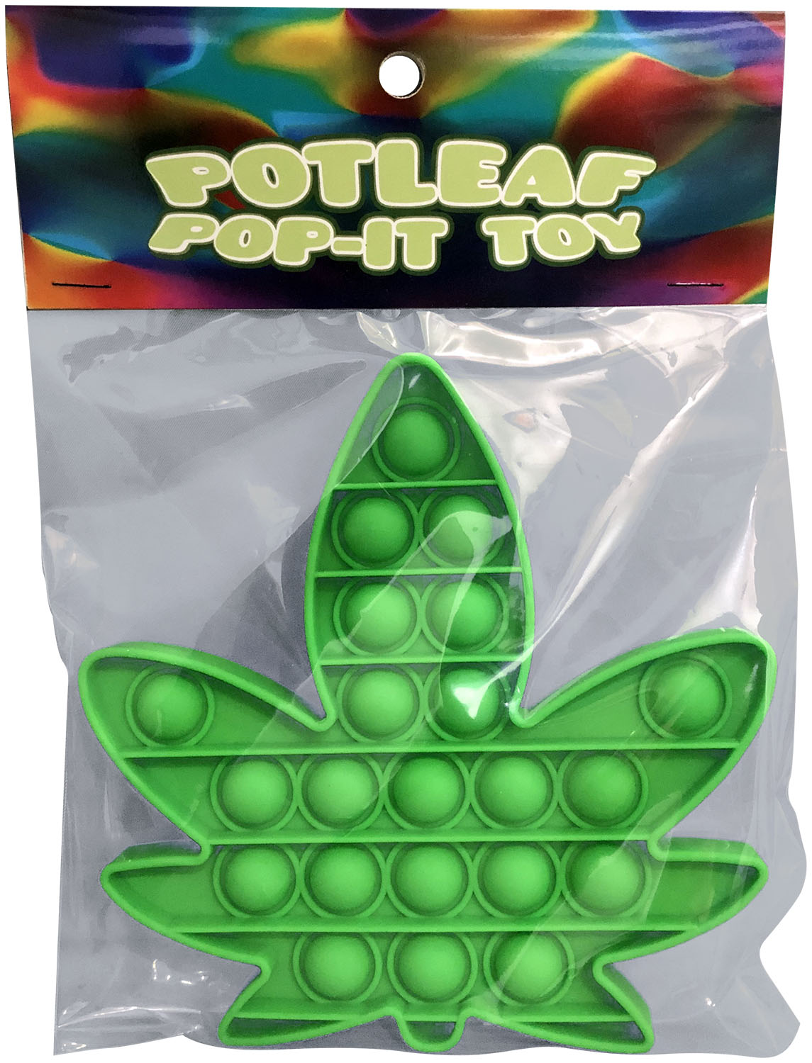 Juguete pop-it de hoja de pote