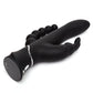 Happy Rabbit Conejo Recargable Triple Curva Negro