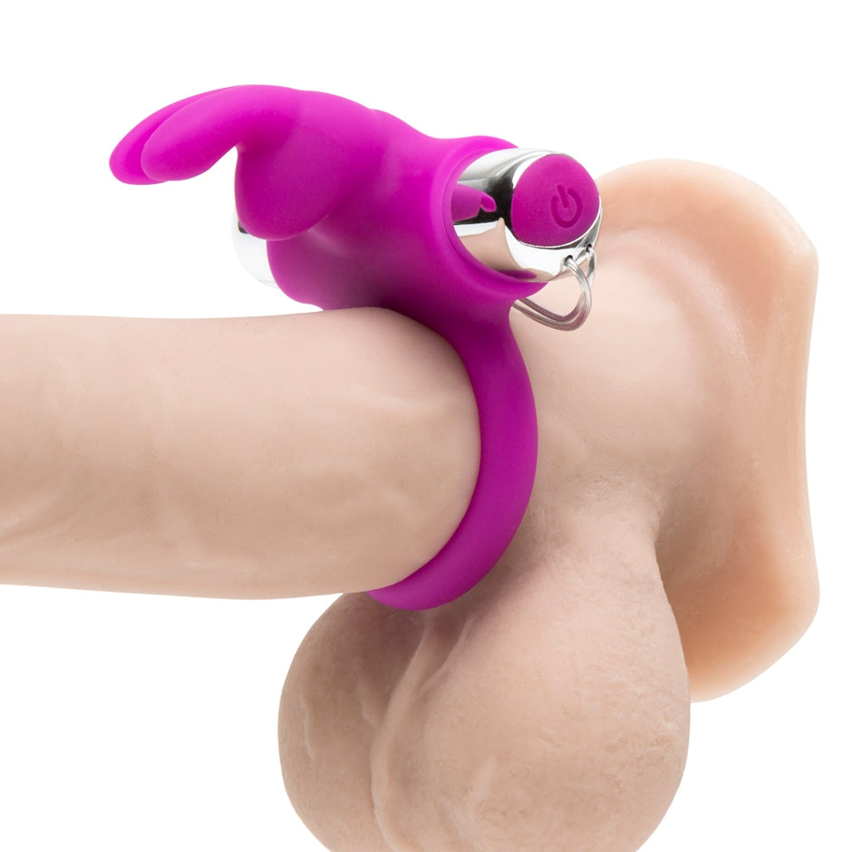 Anillo para el Pene con Control Remoto Happy Rabbit Púrpura