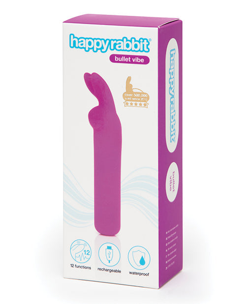 Happy Rabbit Orejas De Conejo Vibrador Bala Púrpura