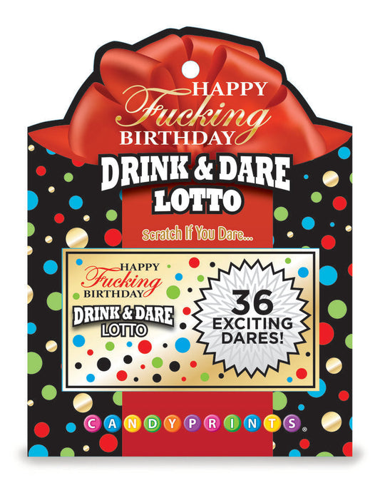 Tarjetas de lotería de feliz cumpleaños