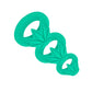 Hazey Silicone Pot Leaf 3 Ring Set