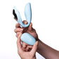 Vibrador doble flexible Harmonie Teal con control remoto