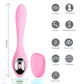 Vibrador Doble Flexible Harmonie Rosa Con Control Remoto