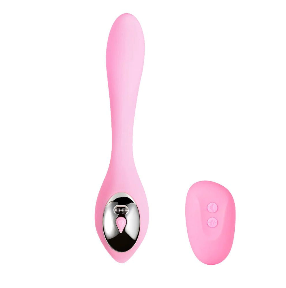 Vibrador Doble Flexible Harmonie Rosa Con Control Remoto