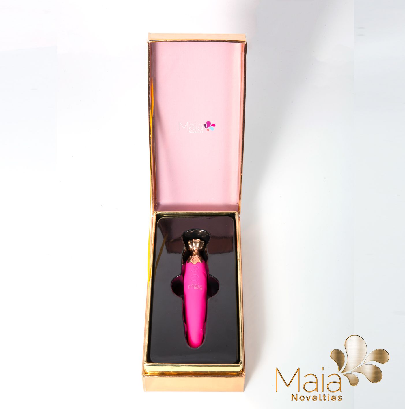 Vaporizador Vibrador Silicona Recargable Vape Rosa