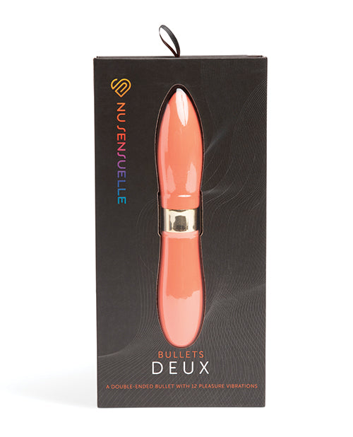 Sensuelle Doble Extremo Deux Bullet Coral