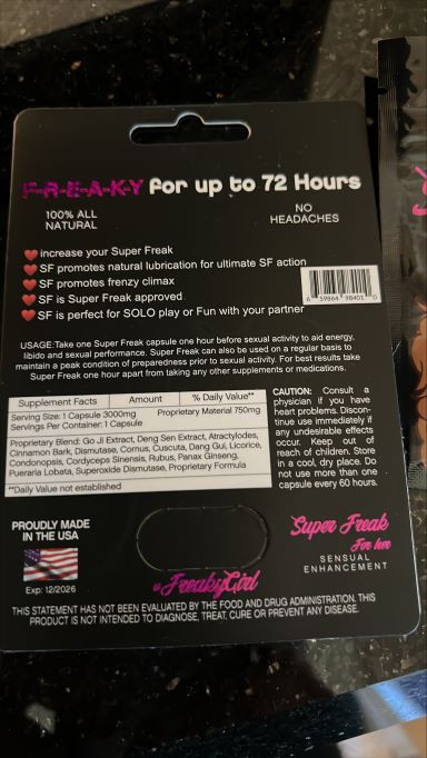 Super freak para ella 1 pieza