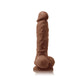 Colors Pleasures Consolador Vibrador 5 Marrón"