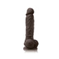 Colors Pleasures Consolador Vibrador 5 Marrón Oscuro "