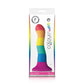 Colors Pride Edition Consolador ondulado de 6 pulgadas, arcoíris