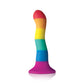 Colors Pride Edition Consolador ondulado de 6 pulgadas, arcoíris