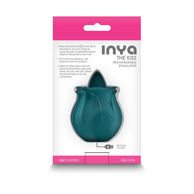 Inya El Beso Verde Azulado Oscuro