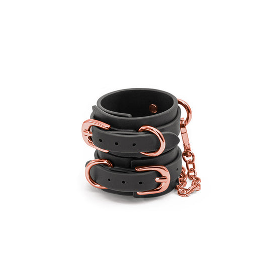 Puños de muñeca Elegance de oro rosa 